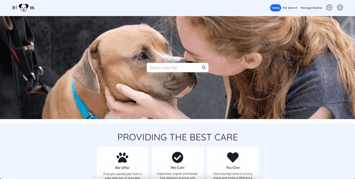 PetPal: Pets x Adopters